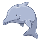 dolphin LightSteelBlue icon