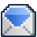 smartphone, Letter, envelop, Message, mail, Cell phone, mobile phone, Email, Iphone MidnightBlue icon