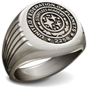 starfleet, ring, academy Black icon