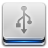 Usb, drive, hard disk Gainsboro icon