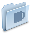 Folder, Coffee, food LightSteelBlue icon