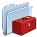 Folder, Toolbox, badged LightSteelBlue icon