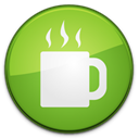 food, Badge, Coffee YellowGreen icon