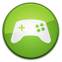 gaming, Game, Badge YellowGreen icon