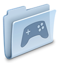 Folder, Game, gaming LightSteelBlue icon