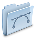 Folder, vector LightSteelBlue icon