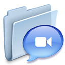 Chat, Comment, speak, badged, Folder, talk LightSteelBlue icon