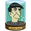 leonard, head, nimoy Black icon