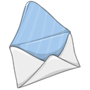 mail, envelop, Alt, Letter, Email, Message LightBlue icon