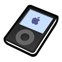 Black, ipod, nano Black icon