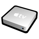 Tv, Apple, television Black icon