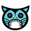 kitty, krazy Black icon