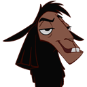 cursed, kuzco Black icon