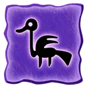 bird, Animal, glyph SlateBlue icon