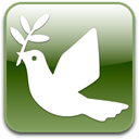 dove, Peace Gray icon