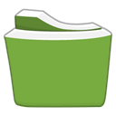 Folder, green, yellow OliveDrab icon