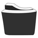 Folder, Black DarkSlateGray icon