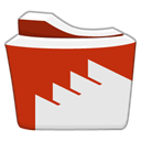 iconfactory, Folder Firebrick icon