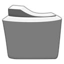 Folder, grey Gray icon