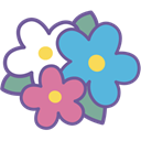 plant, Flower MediumTurquoise icon