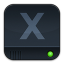 os x, Dark, disc, save, Disk DarkSlateGray icon