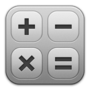calculator, Calc, calculation Silver icon