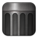 Trash, Blank, Empty, recycle bin DarkSlateGray icon