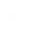 Biathlon, paralympic Black icon