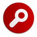 Find, seek, search DarkRed icon