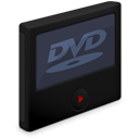 player, disc, Dvd Black icon