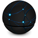 network Black icon