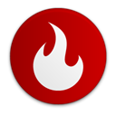Burn, Folder DarkRed icon