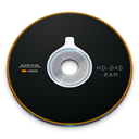 Dvd, mem, disc, Hd, ram, memory Black icon