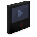 player, video Black icon
