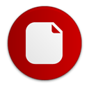 File, document, paper DarkRed icon