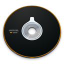 Dvd, disc, Hd Black icon