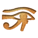 inserted, Eye, horus Black icon