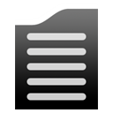 File, Text, document Black icon