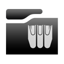 libraryfolder Black icon