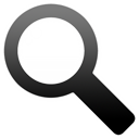 Find, search, seek Black icon