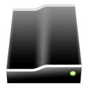 externaldrive Black icon