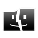 Finder Black icon