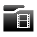 moviesfolder Black icon