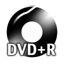dvdplusr Black icon