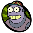 Fat, bot Black icon