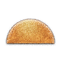 embossed, loaf Black icon