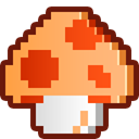 Super, Mushroom SandyBrown icon