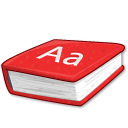 dictionary, somatic Crimson icon