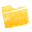 yellow, Folder Gold icon