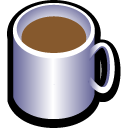 tea, mug Black icon